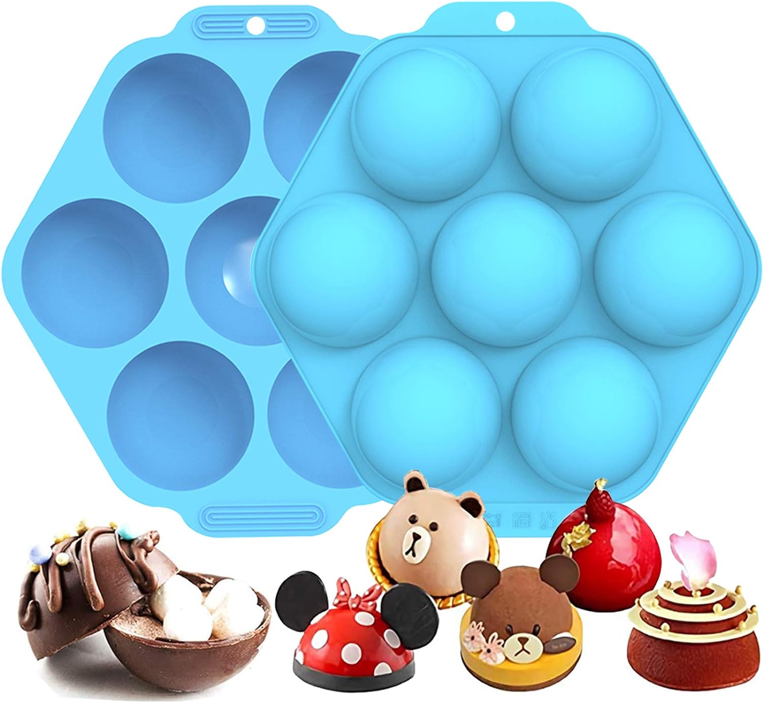 China Factory Silicone Baking Mold for Making Hot Chocolate Bomb