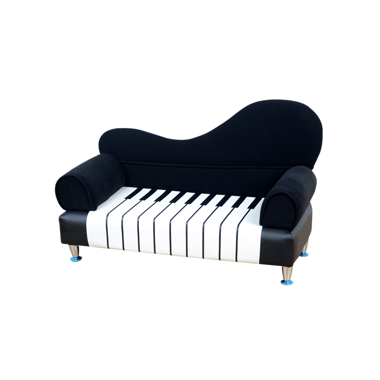 Unique Piano shape sofa kids funny reading chair