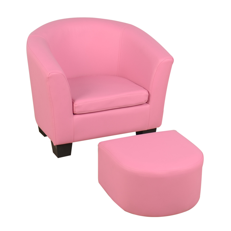 Tub chair with stool children reading chair