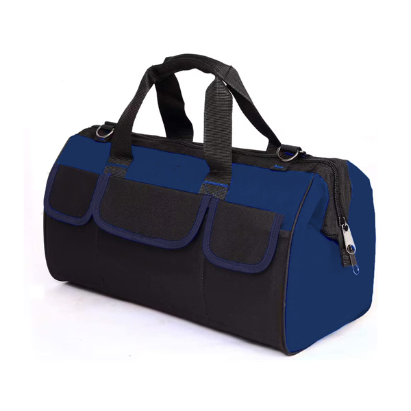 17 Inch Wide Mouth Heavy Duty Tool Bag with Inside Pockets for Tool Storage,Carrier and Organizer
