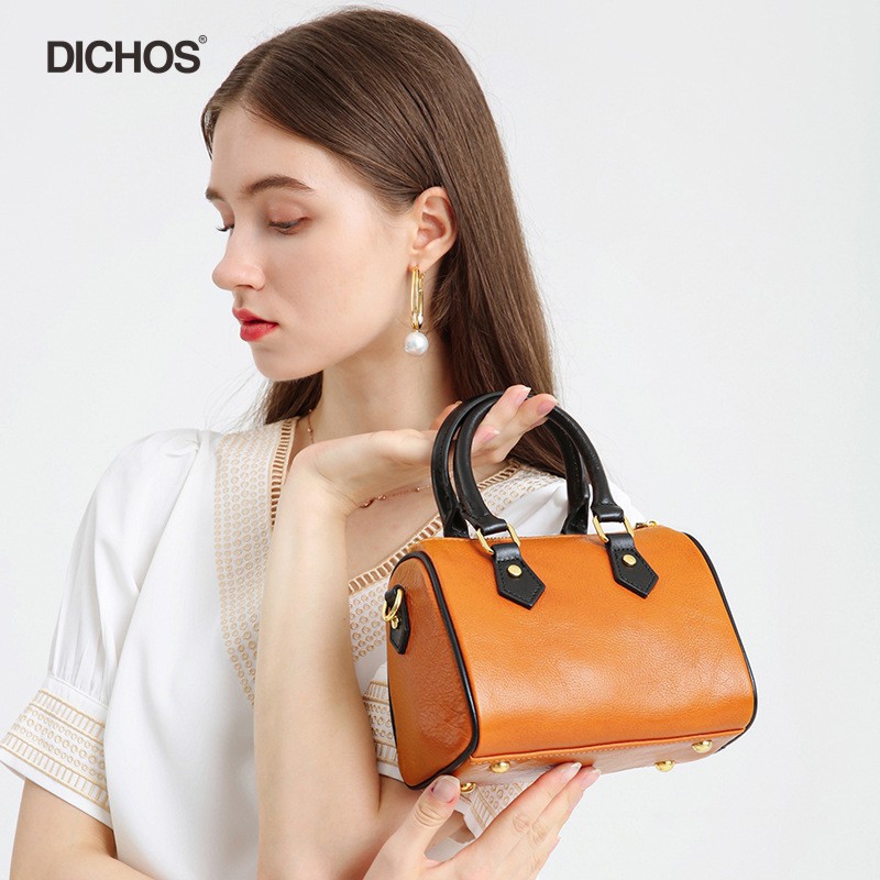 Leather shoulder pillow cross bag