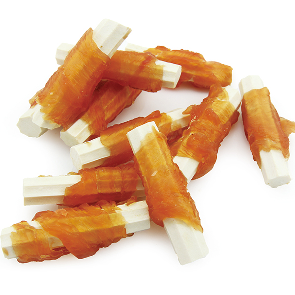 DDC-09 Cheese Stick Twined by Chicken Wholesale Dog Treats In Bulk