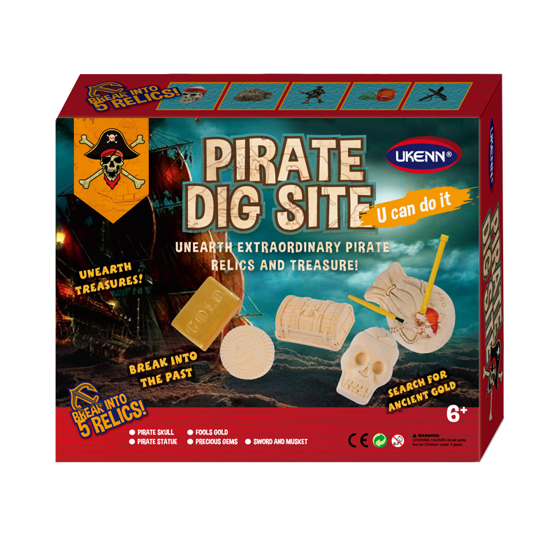 OEM STEM Kids Toys Dig Pirate Kit 5 IN 1 Excavation Set