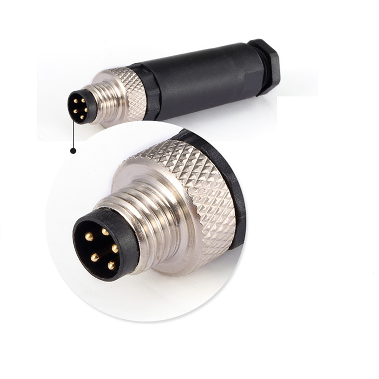 M8 5pin Custom 90 Degree Or Straight Male/Female Connector