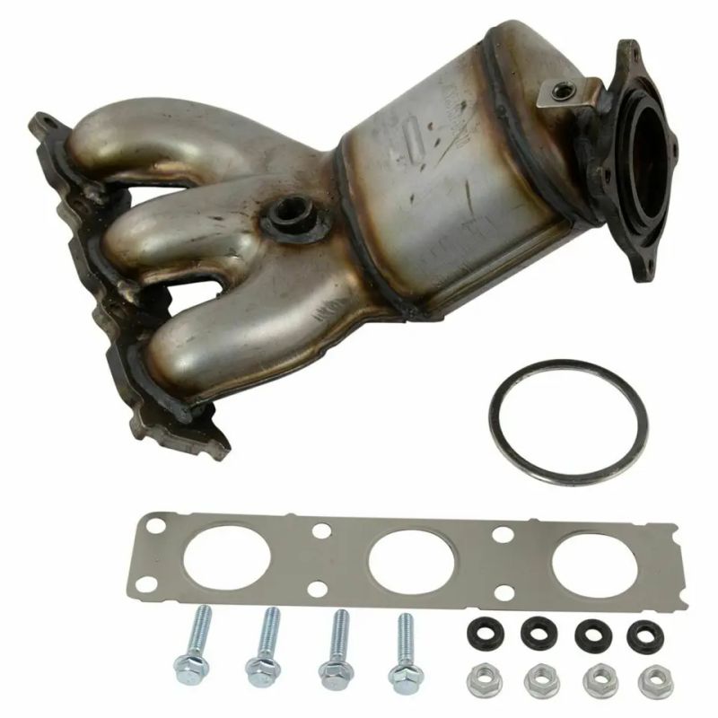 For 2012 Land Rover LR2 and Volvo left/Right/Rear exhaust manifold catalytic converter assembly with gasket and hardware