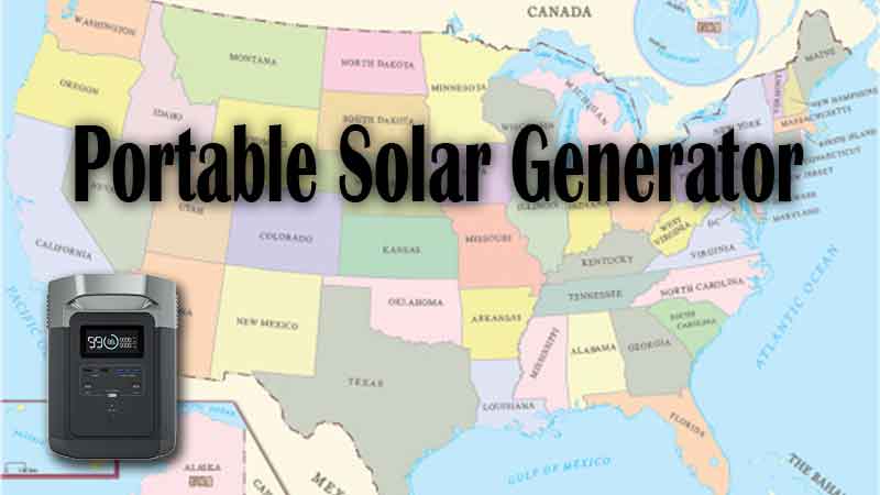 Solar generator to power a home Connecting portable generator to home New York, Laurel Hollow