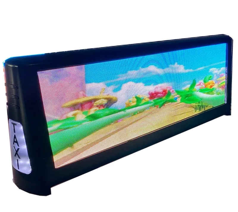 P3 P5 taxi top car screen wifi double sided taxi led display advertising