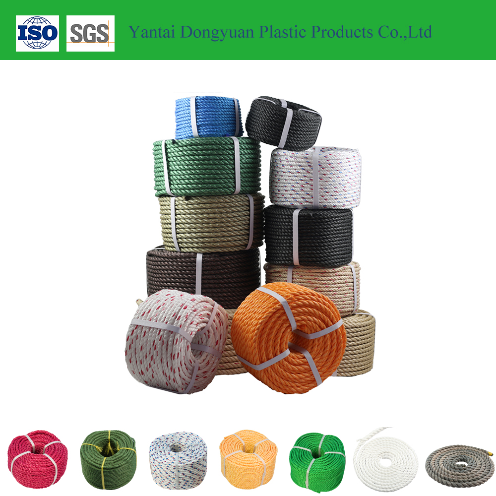 6mm Cheap Color nylon PP Polypropylene Packing Rope