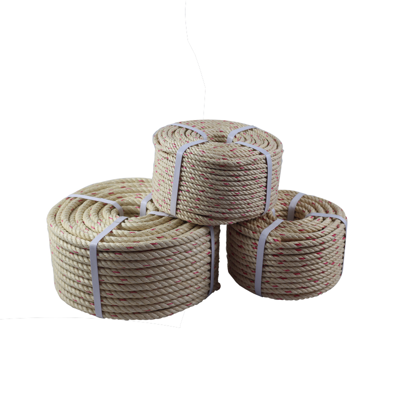 3 Strand PP Danline Twisted Packaging Rope for Fishing Net Marine 
