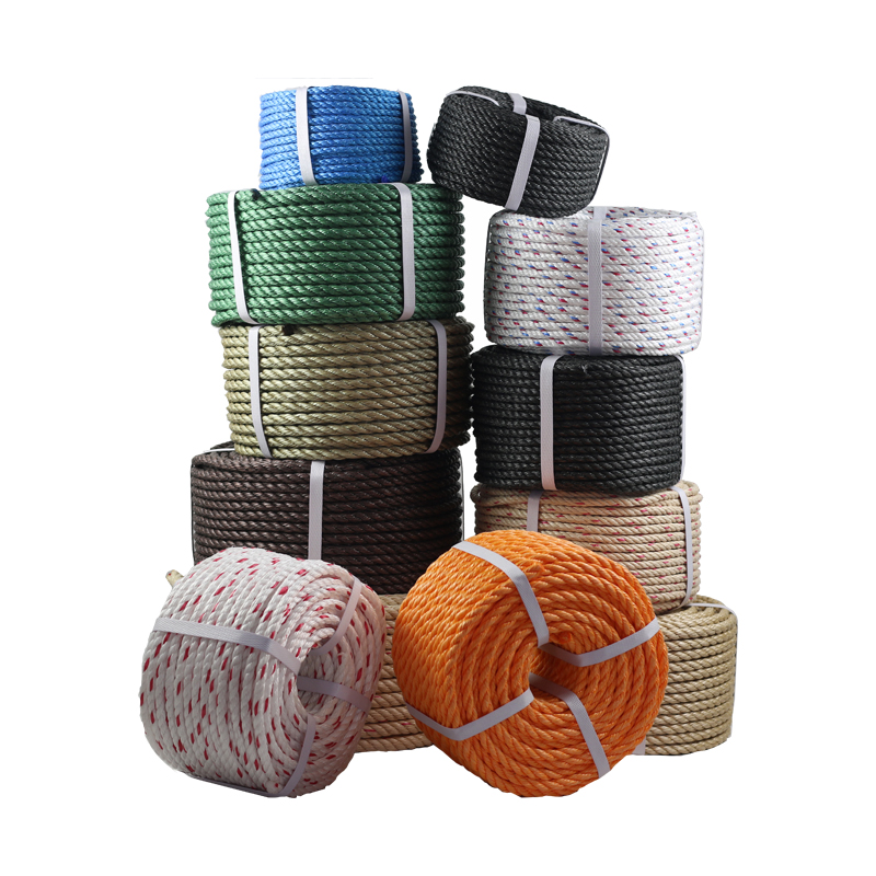 3 strand pp color rope