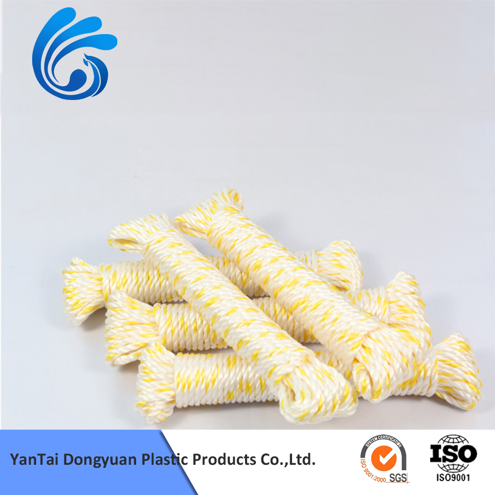 Factory wholesale cheap 3/4 strands PE rope for packaging