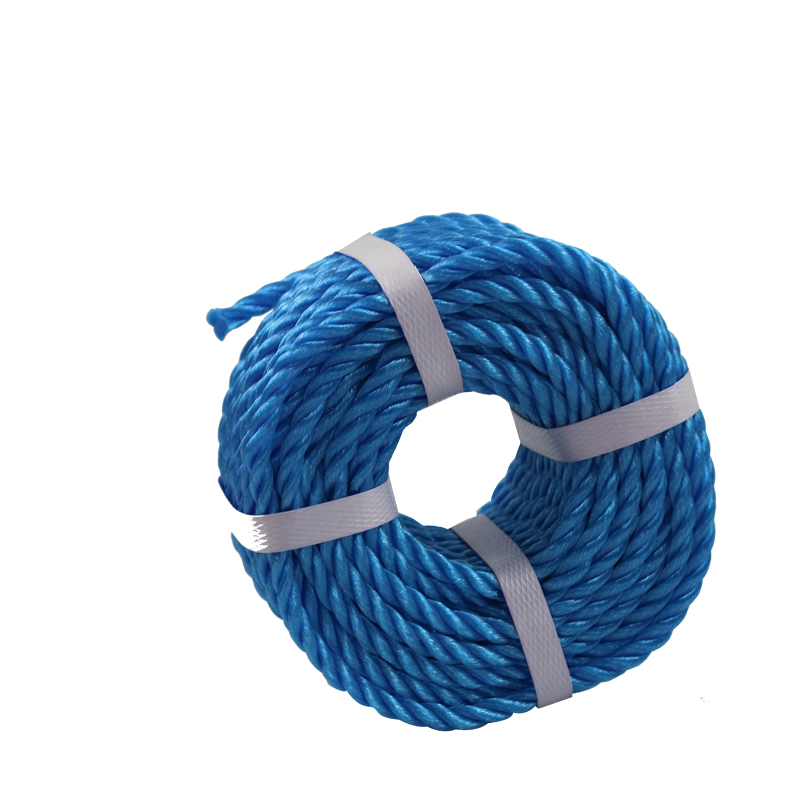 PE twisted rope with different colors 