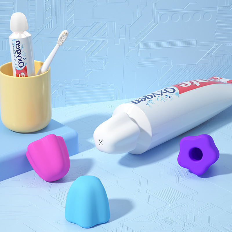 Reusable Silicone Selfsealing Toothpaste Cap