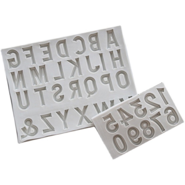 OEM Silicone Letter Number Cake Mold