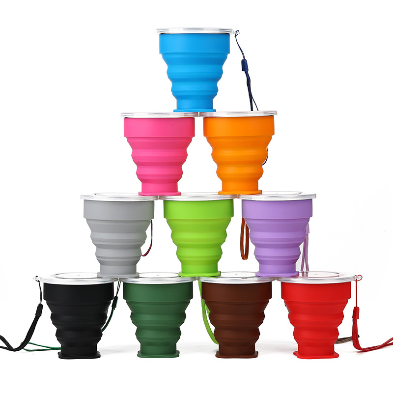 hot sell silicone folding cup