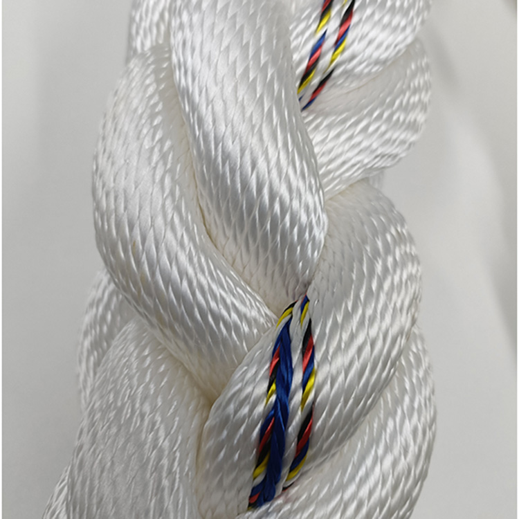 Suppliers Polypropylene Polyester Nylon Material Braided Rope Round Packing Mooring 8 Strand 12 Strands 16 Strand 18MM 70MM