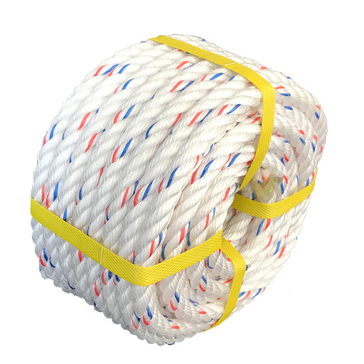 Professional Design 3 /4 Strand 5mm PP Polypropylene Twisted Packing Rope
