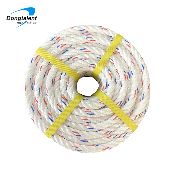 Factory supply virgin material twisted PP danline plastic rope 