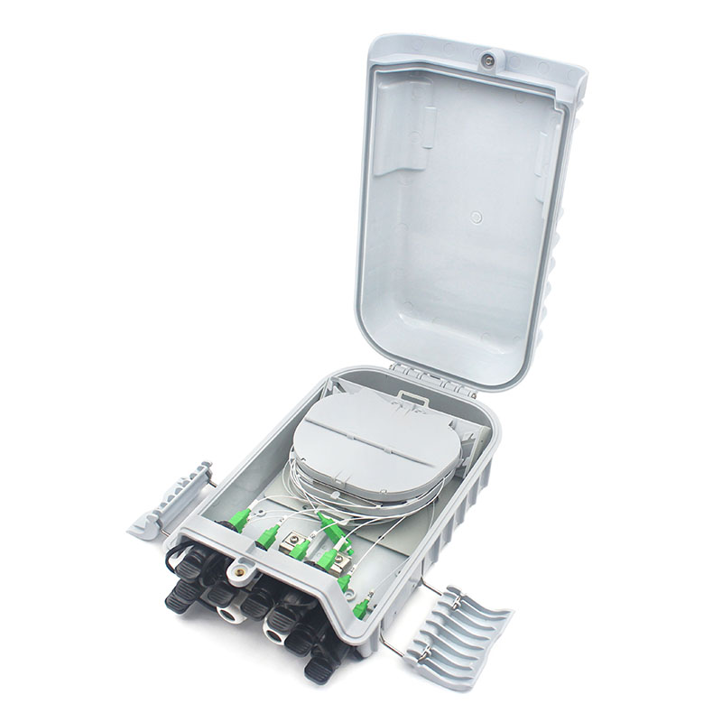 8 Cores Fiber Optic Distribution Box with MINI SC Adapter