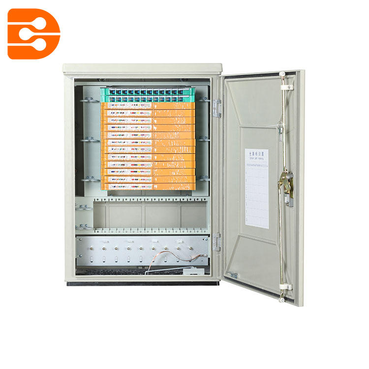 96 F Wall Mounted Fiber Optic Cross Cabinet