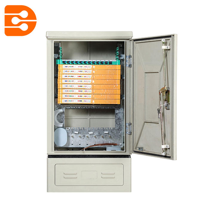 96 F Floor Standing Fiber Optic Cross Cabinet