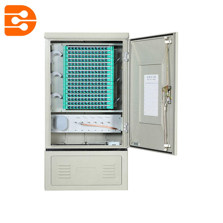 144 F Floor Standing Fiber Optic Cross Cabinet