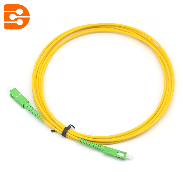 Simplex LC/APC to LC/APC SM Fiber Optic Patch Cord