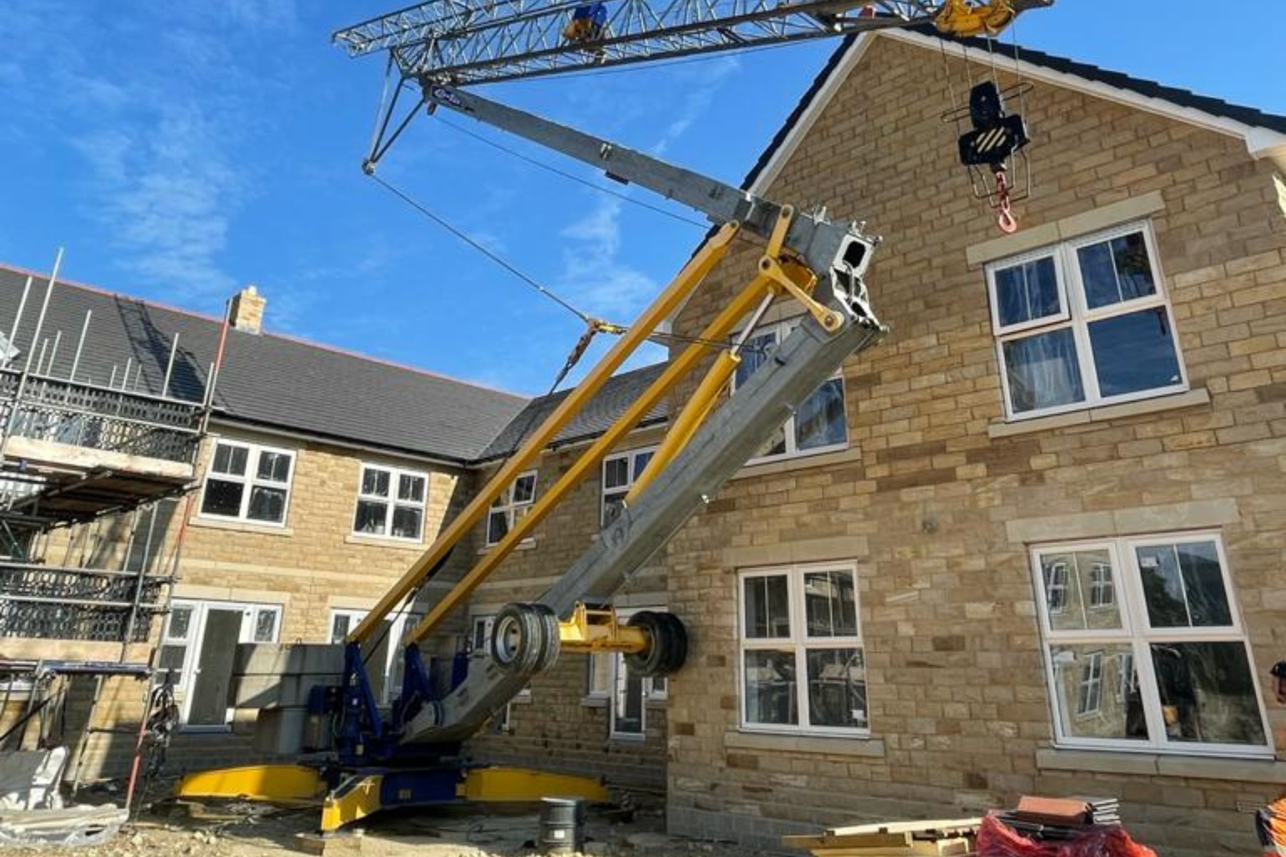 Self-Erecting Construction Crane for Sale - Folding Option Available