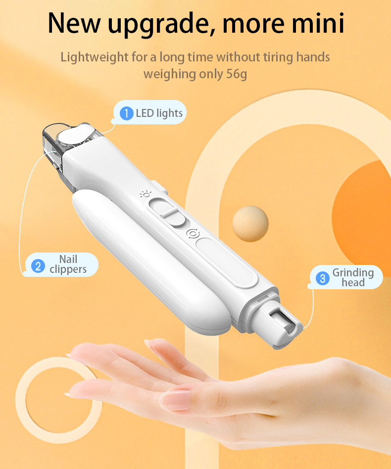 dog nail clippers with led light