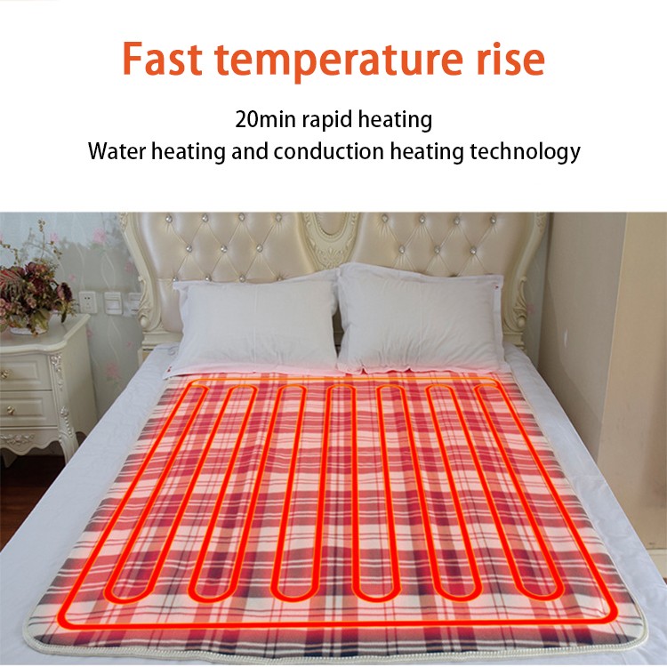 High efficiency water heating blanket