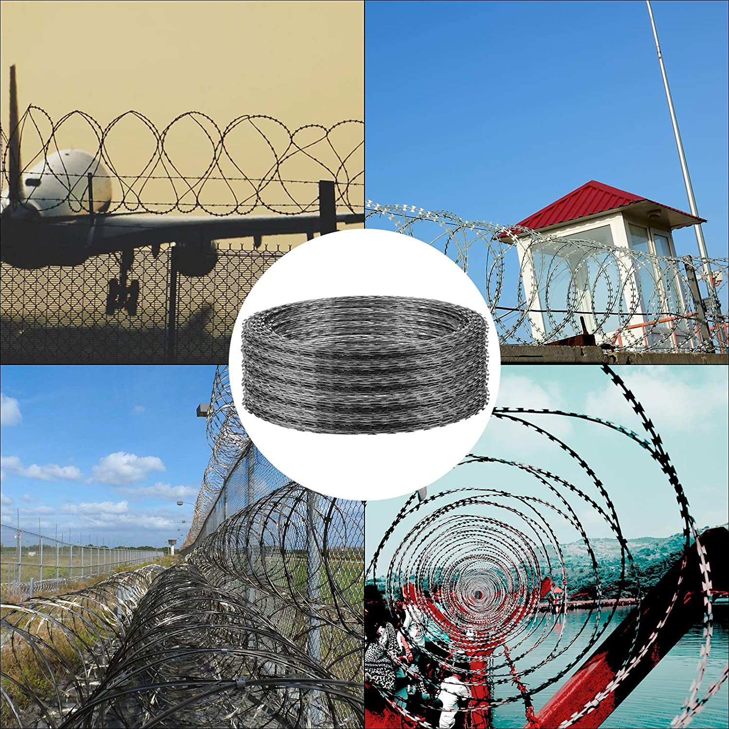 razor wire application