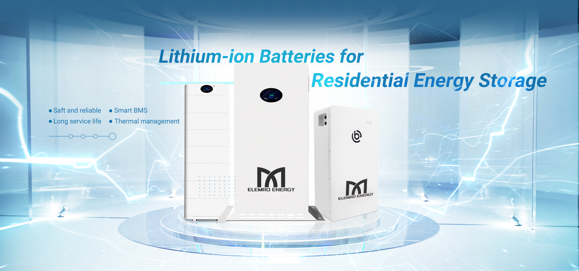 Energy Storage Systems, Solar Battery Storage, Home Battery Storage-Elemro