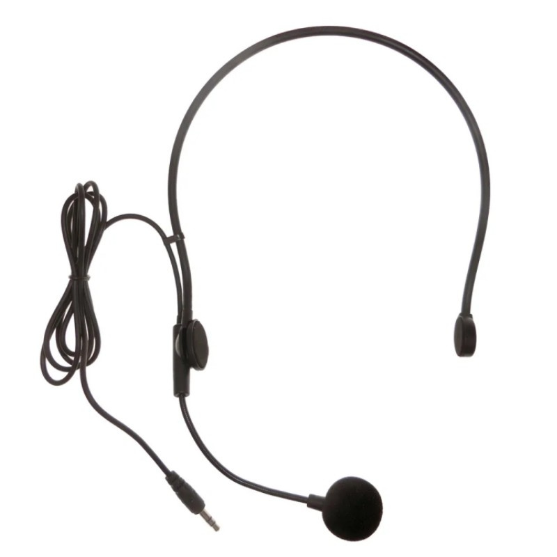 Mini 3.5 Mm Headset Wired Microphone Condenser Microphone For Teachers, Speakers Microphone