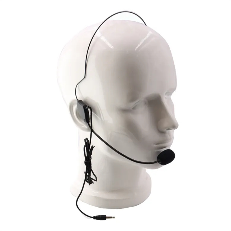 Headworn Wired Microphone 3.5 Mm For Megaphone, Suitable For Stage Show Programmes, Singing And Dancing