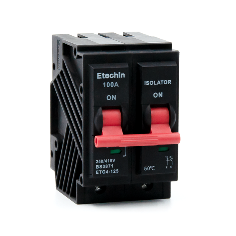 Mini Isolator Switch, ETG4-125 series Isolating switch, main switch, 1P, 2p, 3p, 4p