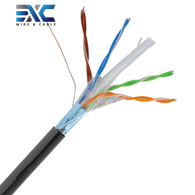 Stable Transmission Outdoor FTP Cat6 Bulk Cable 