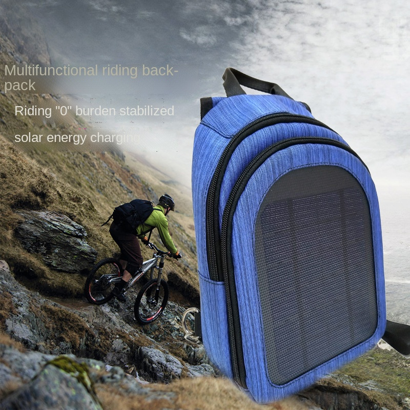 Outdoor New Eco-Friendly Solar Backpack With Manufacturer Details