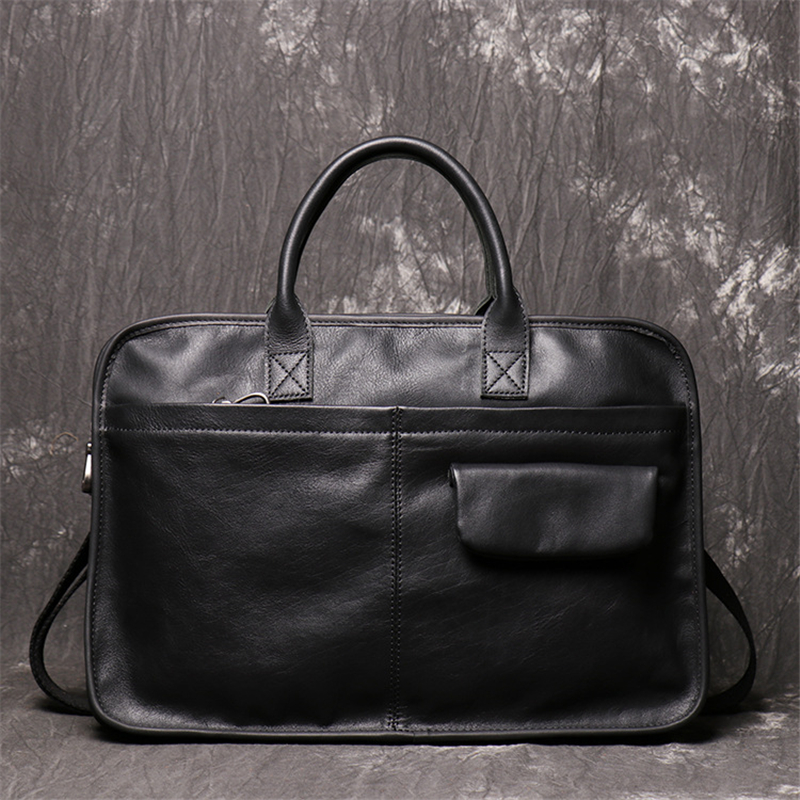 Waterproof Leather Business Bag And Leather Briefcase