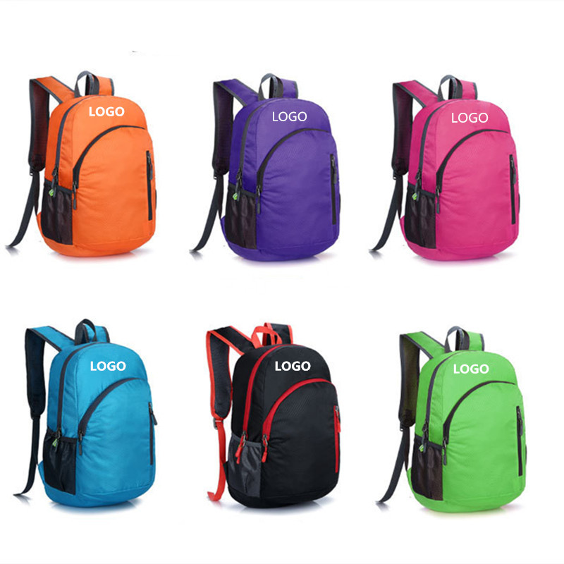 Custom Make Logo Popular Foldable Backpack Catalog