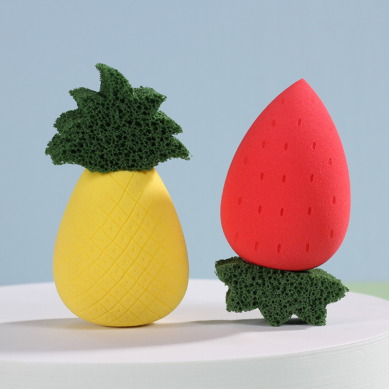 Pineapple And Strawberry Makeup Sponges