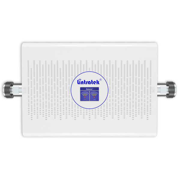 KW23C mobile phone signal booster dual band 70dB gain 2G 3G 4G AGC customization by Lintratek manufacturer