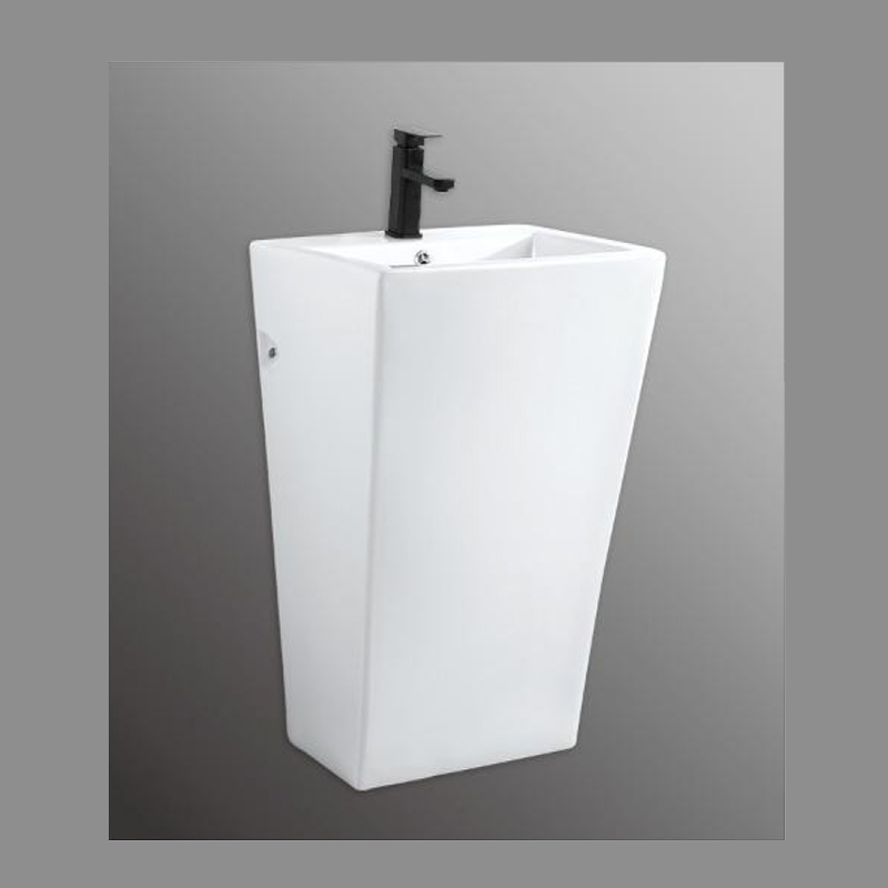 Durable and Stylish Ceramic Pedestal Basin for Small Spaces