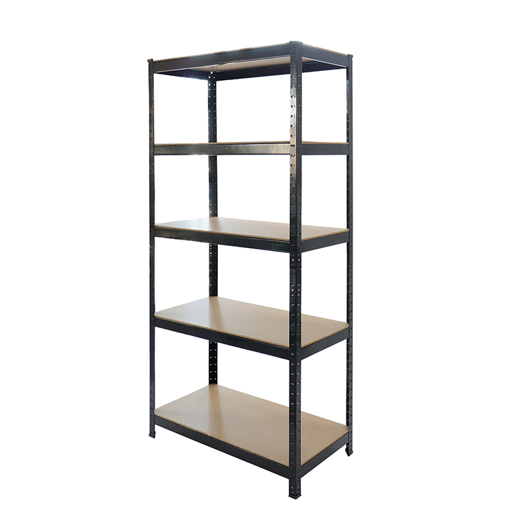 Powder coated 5 tiers galvanized steel boltless shelving units