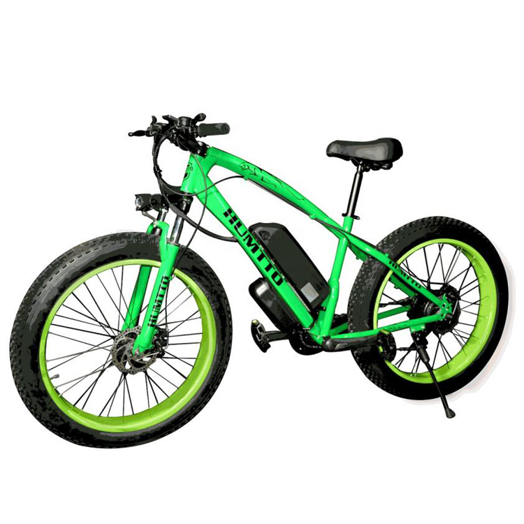 26inch Lithium Battery Fat Tire Electric Mountain Bike/ 500w 1000w Snow Bike / Brushless 48v 12ah Electric Bicycle With Fast Speed