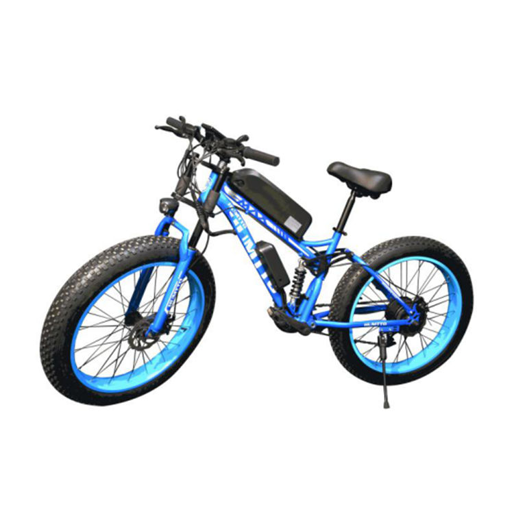 500w 750w Steel Frame Sport Ebike 26 Inch Adults Fat Snow Tire Lithium Battery Electric Mountain Bike Bicycle Cycling