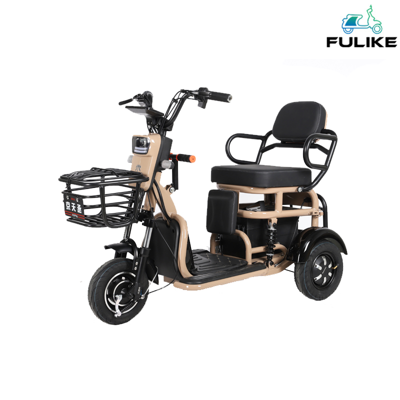 FULIKE Factory Wholesale Elderly 3 Wheel Folding Electric Trike Tricycle For Sale