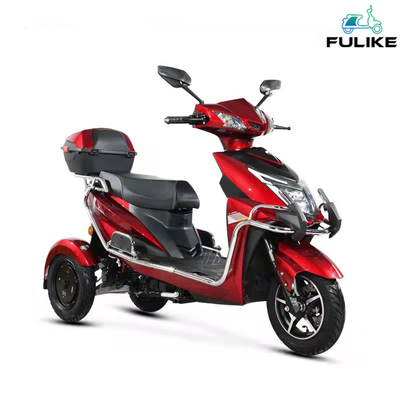 Powerful Adult Electric Tricycle Large Capacity Tricycle Cheap China 2*800W Double Motor Mountain 3 Wheels Disc Brakes Three Wheel Electric Bike
