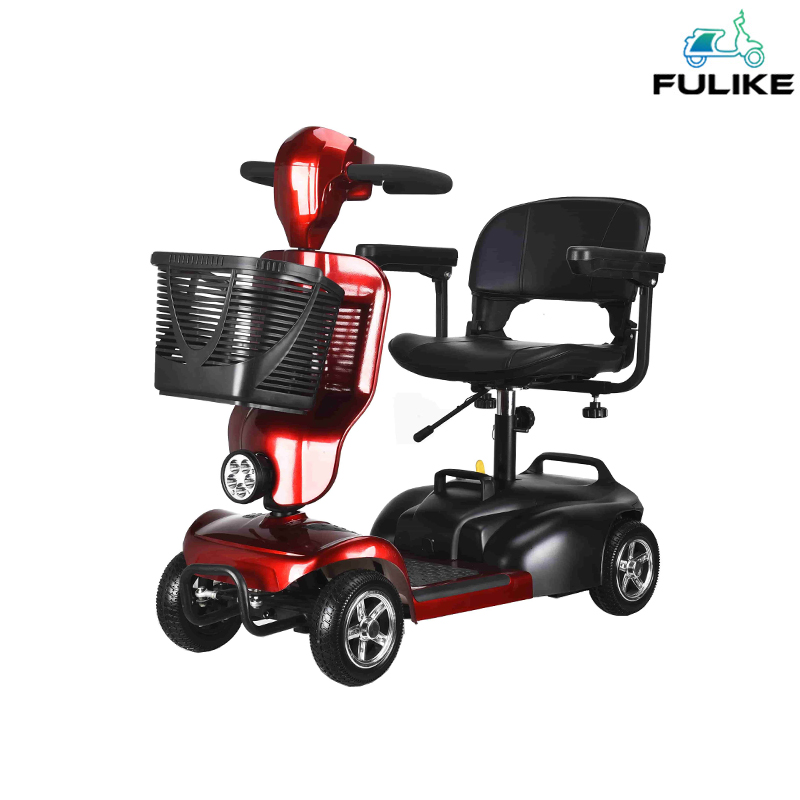 EEC Elderly 4 Wheel Electric Mobility Scooter Lightweight Aluminum Portable Folding Mobility Scooter 