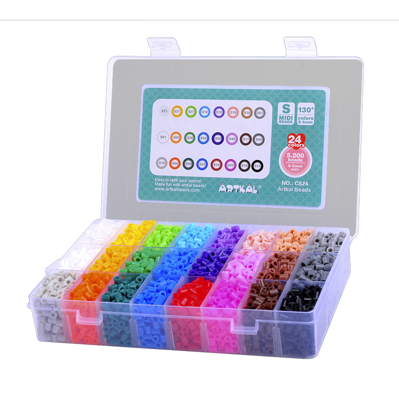 5mm artkal beads kit 24 colors fuse beads kit