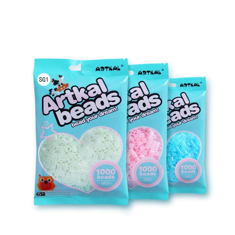 Plastic Fusion Beads 5mm Artkal Beads 1000 Beads Packing Per Bag 206 Colors Choose From 